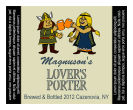 Lovers Square Text Beer Labels